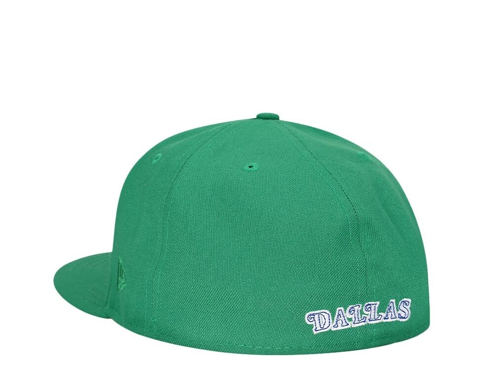 New Era Dallas Mavericks Hardwood Classic Green Edition 59Fifty Fitted Hat