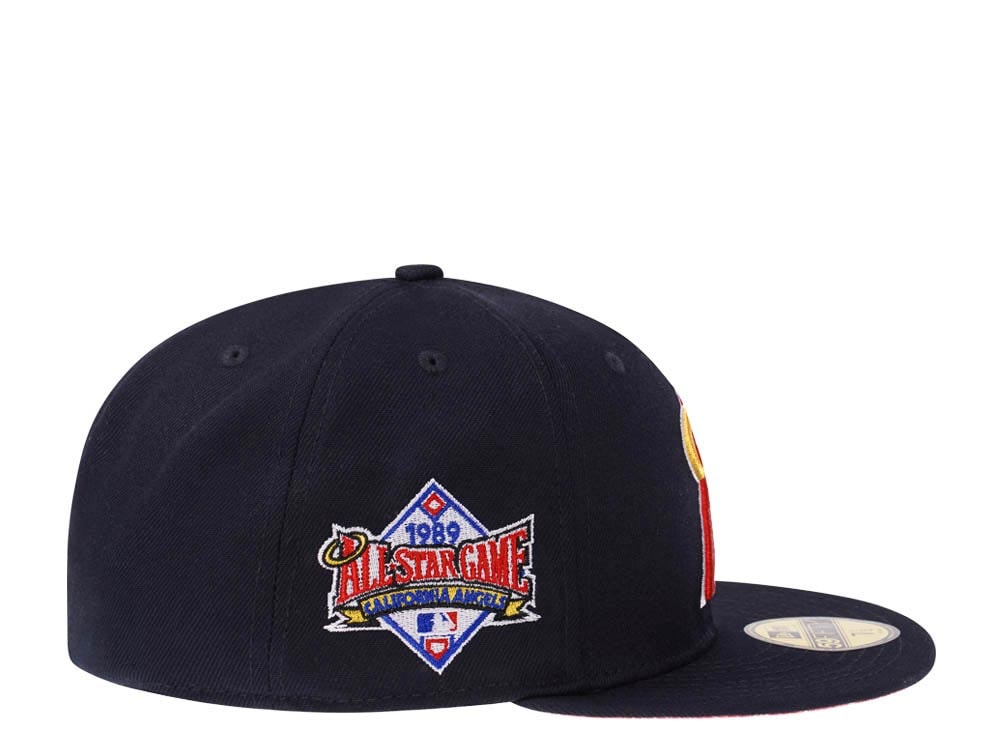 New Era California Angels All Star Game 1989 Red Paisley Edition 59Fifty Fitted Hat