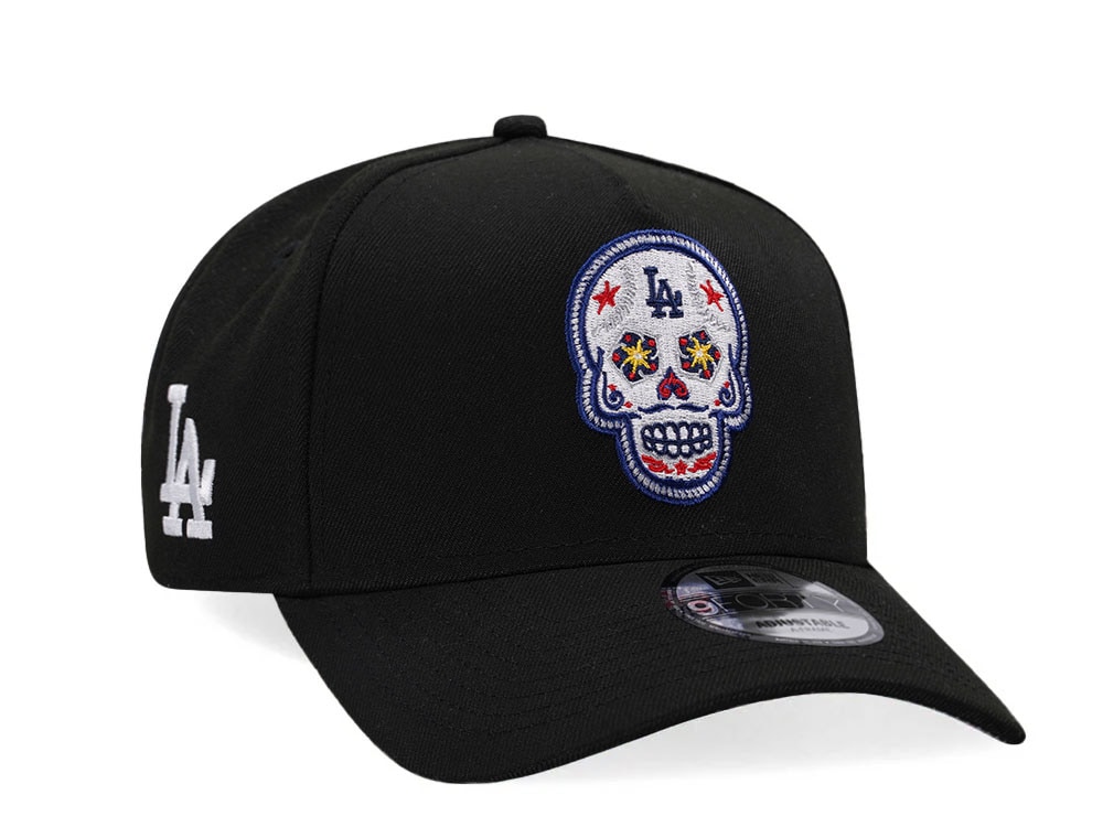 New Era Los Angeles Dodgers Skull Black Classic Edition 9Forty A Frame Snapback Hat