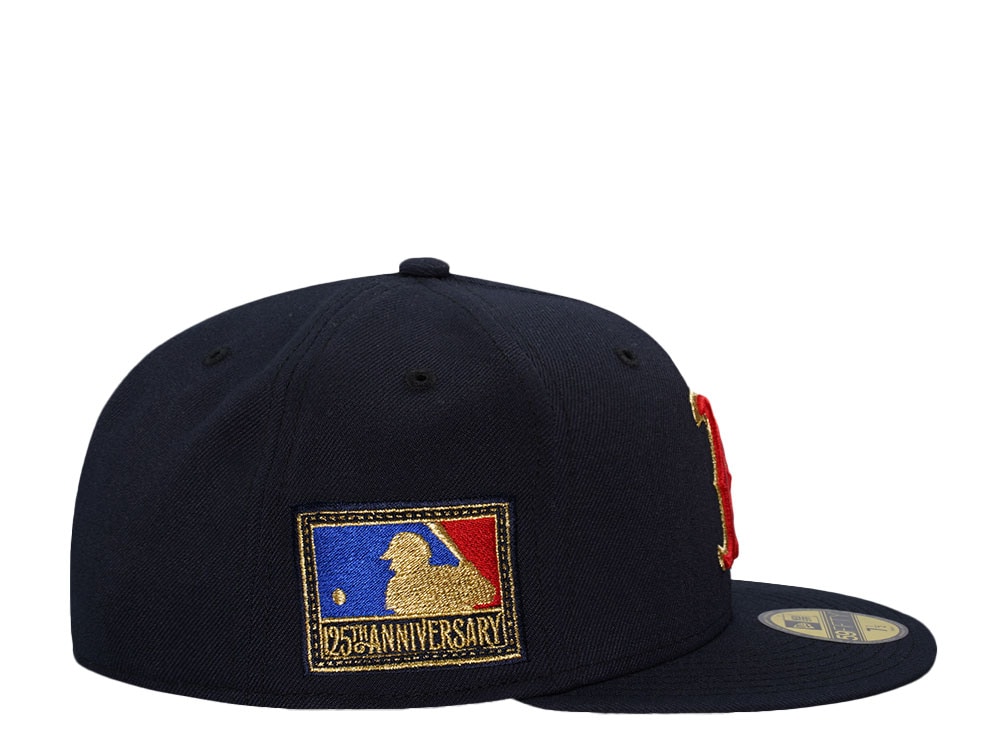 New Era Boston Red Sox MLB 125th Anniversary Navy Edition 59Fifty Fitted Hat