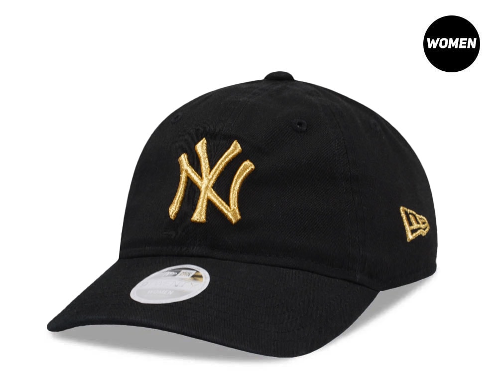 New Era New York Yankees Metallic Gold Womens 9Twenty Strapback Hat