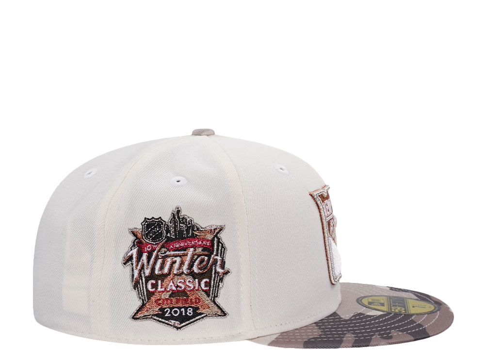 New Era New York Rangers Winter Classic 2018 Chrome Camo Edition 59Fifty Fitted Cap