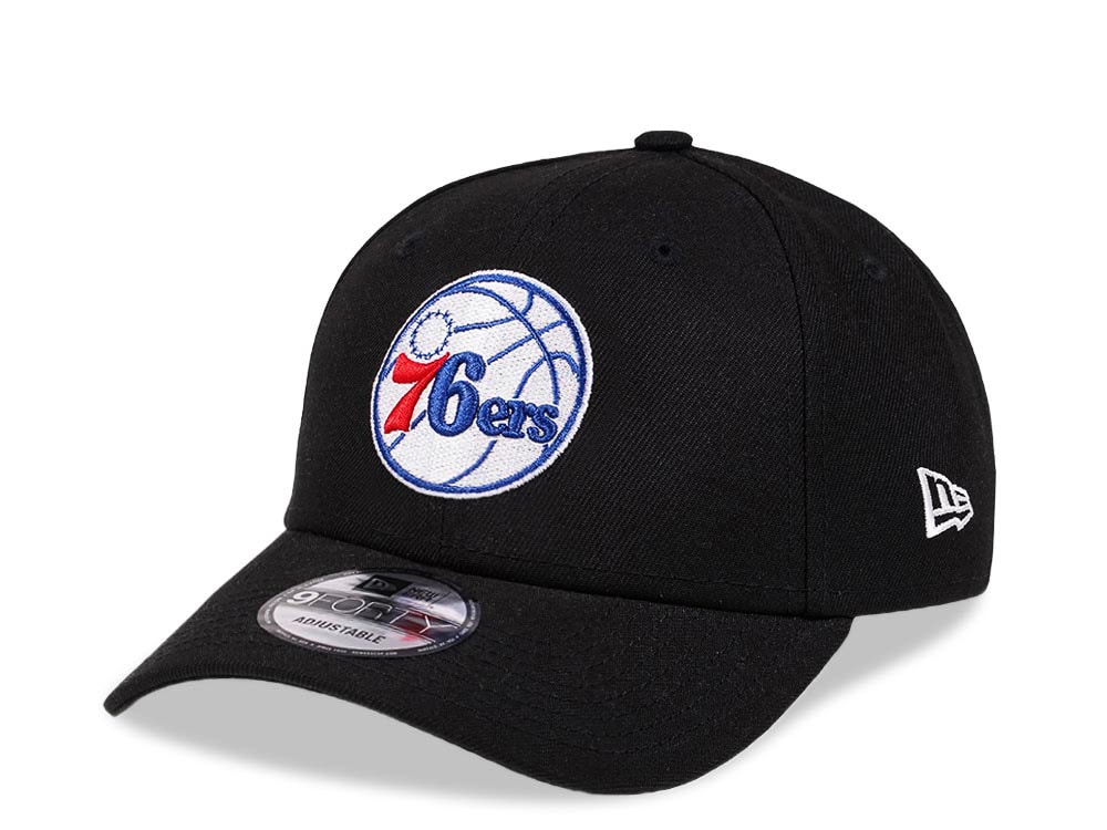 New Era Philadelphia 76ers Classic Black 9Forty Snapback Hat