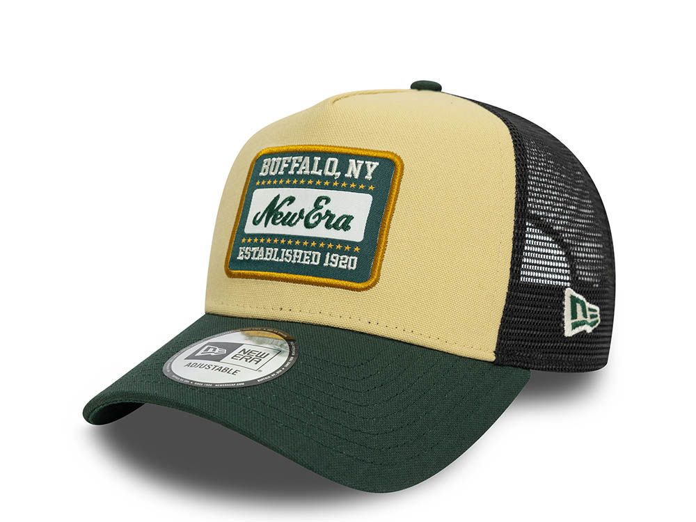 New Era Patch 9Forty A Frame Trucker Snapback Hat