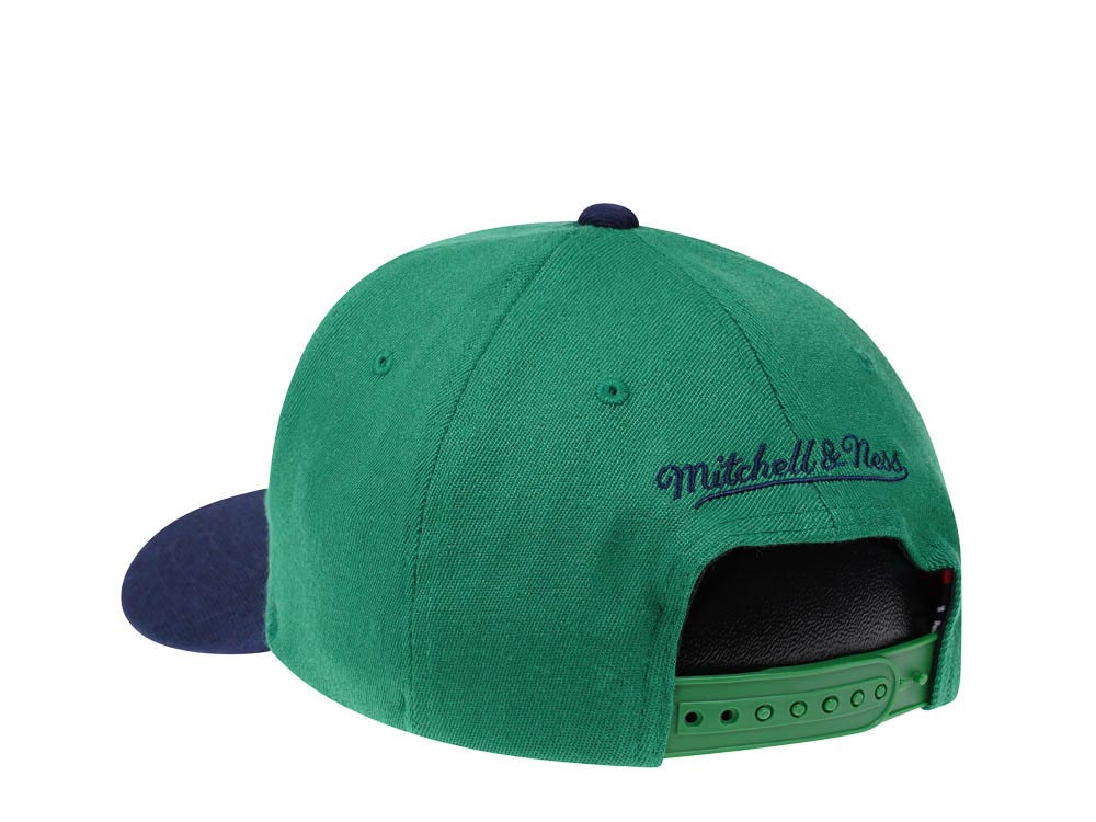 Mitchell & Ness Dallas Mavericks Team Two Tone Red Line Solid Flex Snapback Hat