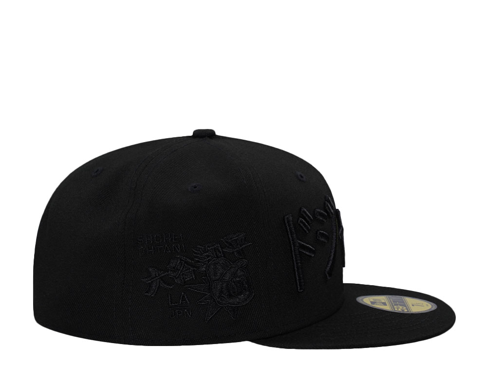 New Era Los Angeles Dodgers Ohtani Blackout Pink Edition 59Fifty Fitted Cap