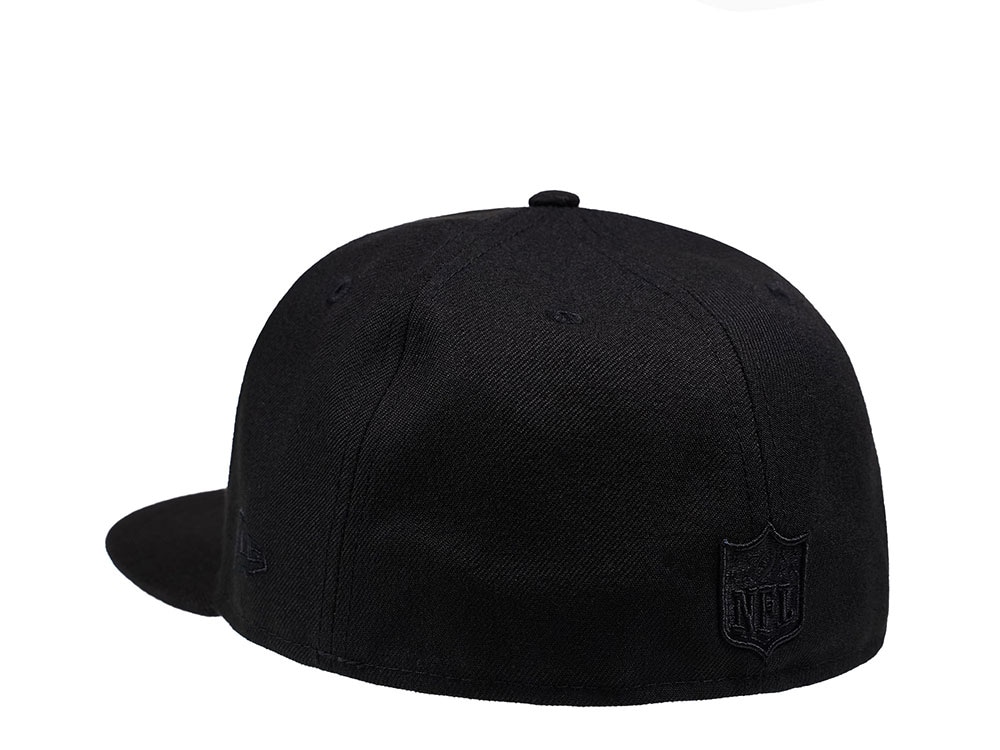 New Era Baltimore Ravens Black on Black Edition 59Fifty Fitted Hat