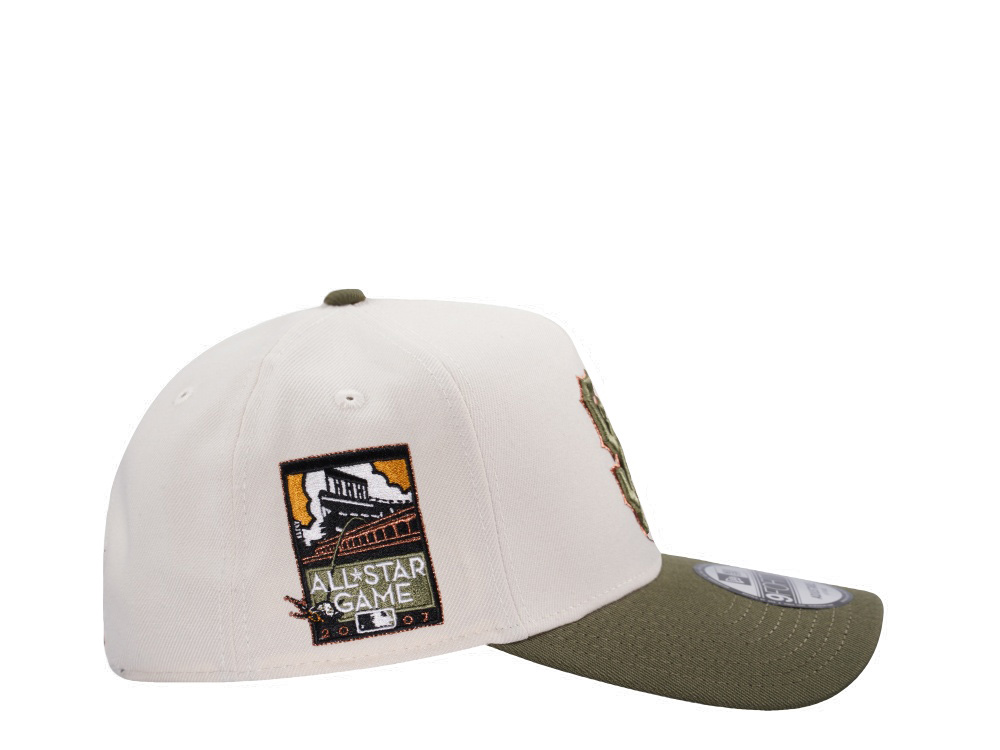 New Era San Francisco Giants All Star Game 2007 Cream Two Tone Edition 9Forty A Frame Snapback Cap