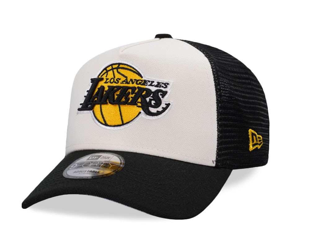 New Era Los Angeles Lakers Chrome Edition 9Forty A Frame Trucker Snapback Cap