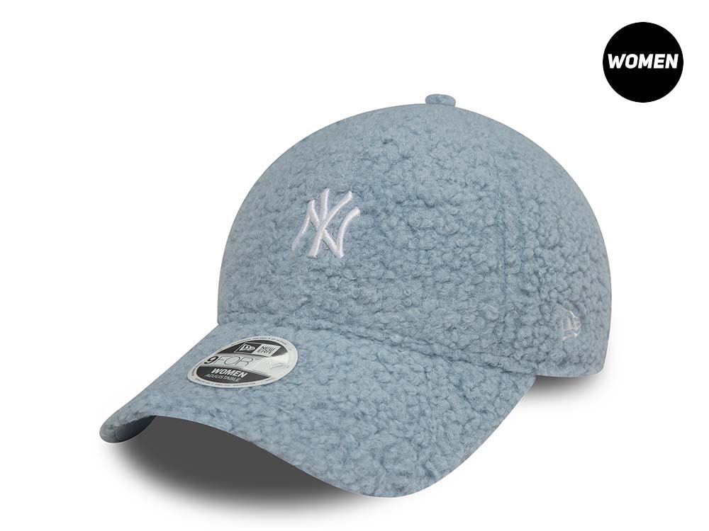 New Era New York Yankees Borg Light Blue Womens 9Forty Snapback Hat