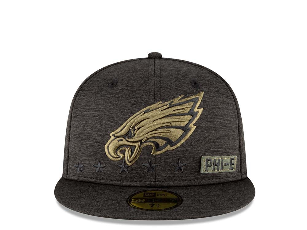New Era Philadelphia Eagles Salute to Service 2020 Fitted 59Fifty Hat