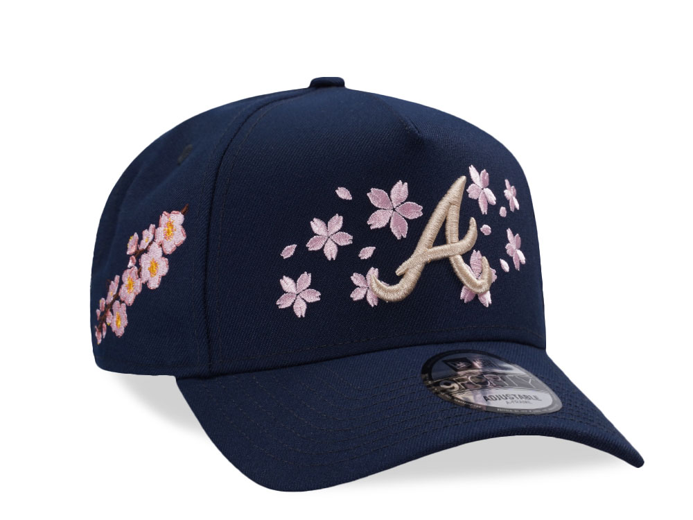 New Era Atlanta Braves Ocean Sakura Edition 9Forty A Frame Snapback Cap