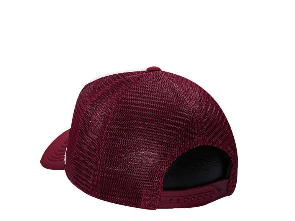 47Brand Philadelphia Phillies Cardinal Tri Tone Foam Offside Trucker Snapback Hat