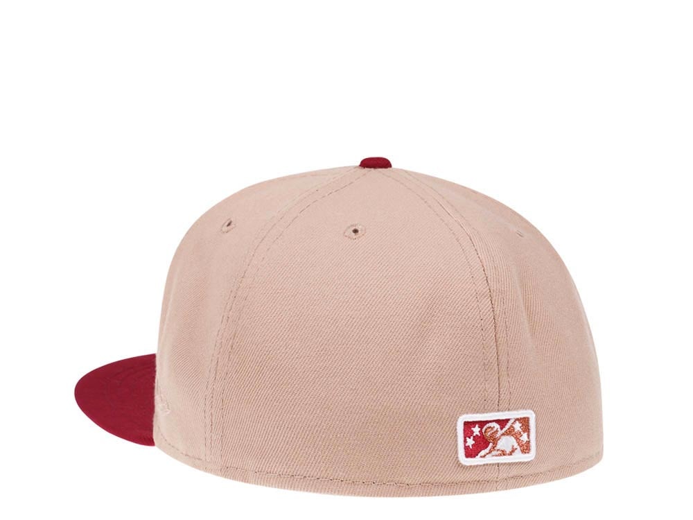 New Era Buffalo Bisons 25th Anniversary Wild Strawberry Edition 59Fifty Fitted Hat