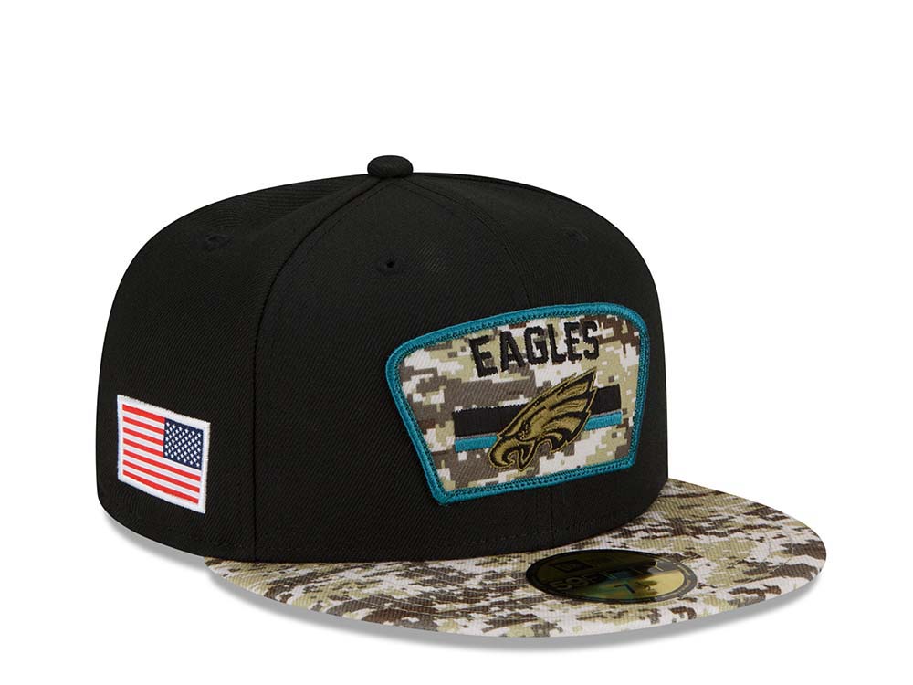 New Era Philadelphia Eagles Salute to Service 21 59Fifty Fitted Hat