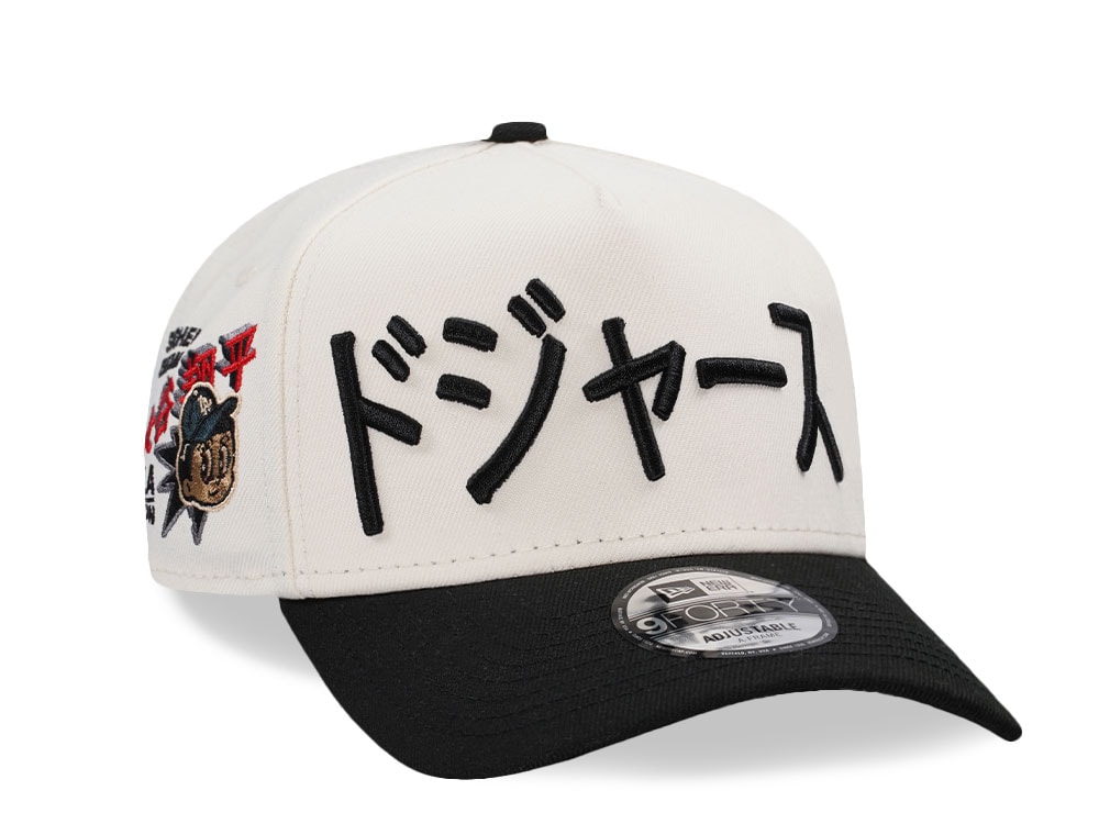 New Era Los Angeles Dodgers Shohei Ohtani Chrome Black Two Tone Edition 9Forty A Frame Snapback Hat