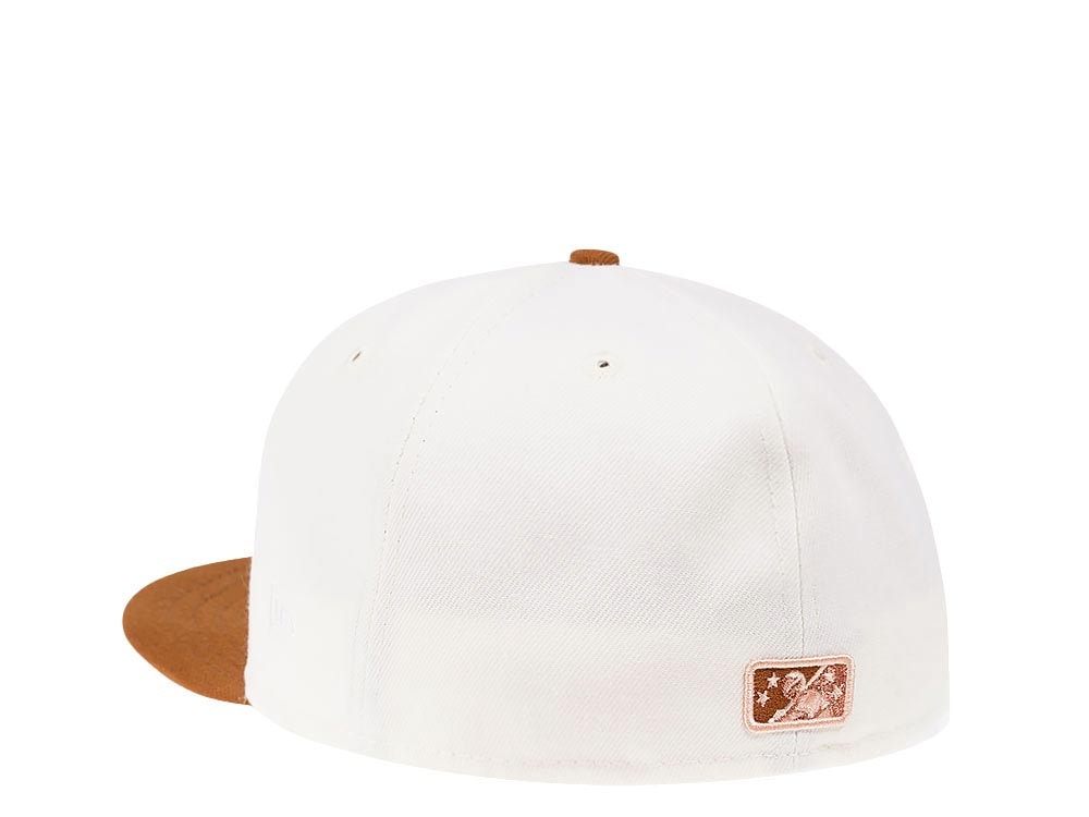 New Era Albany Polecats Cream Bourbon Two Tone Prime Bourbon Two Tone Prime Edition 59Fifty Fitted Hat
