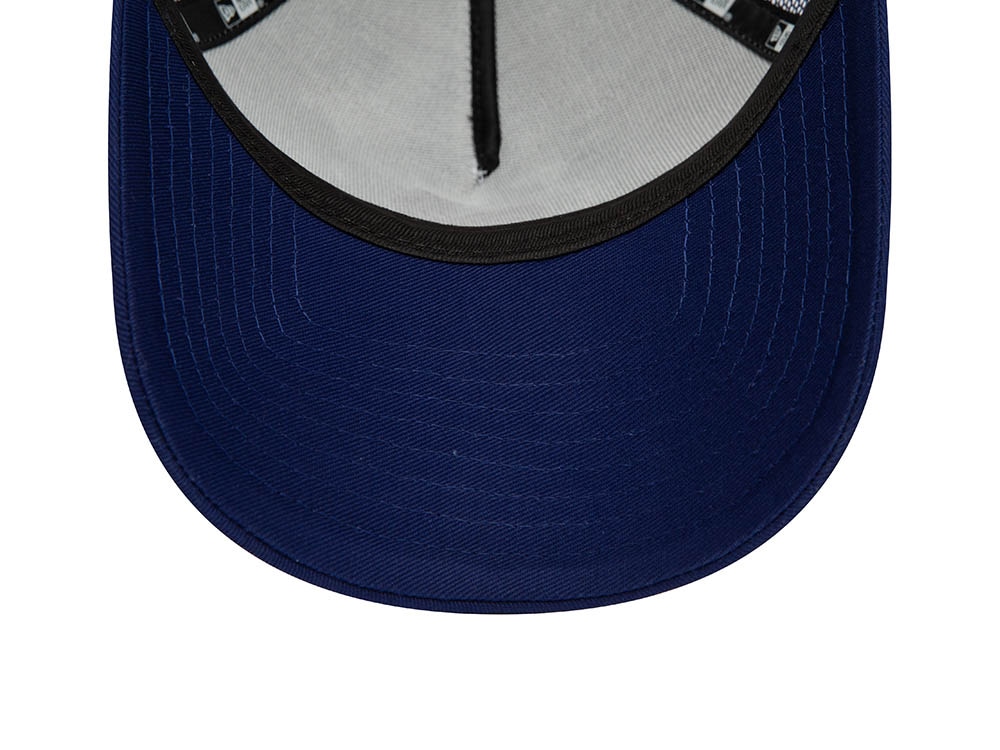 New Era France Rugby Blue White Essential A Frame Trucker Snapback Hat