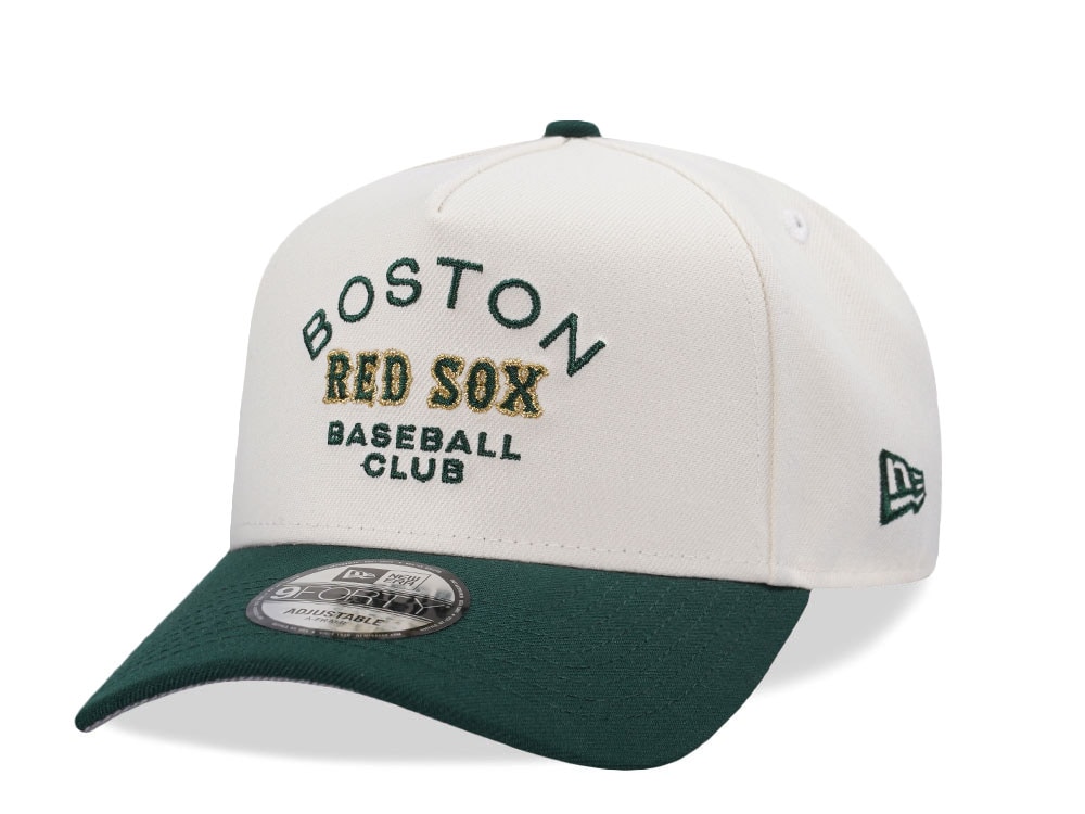 New Era Boston Red Sox Baseball Club Chrome Two Tone Edition 9Forty A Frame Snapback Cap