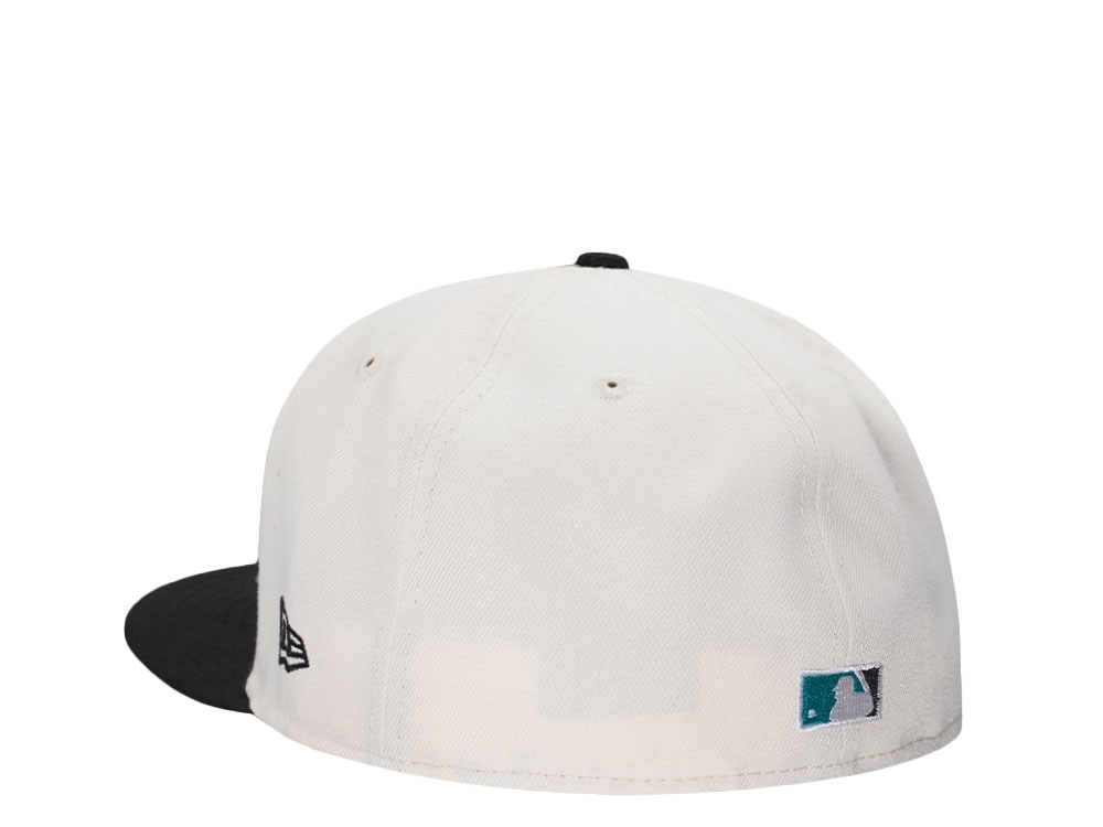 New Era Miami Marlins 25th Anniversary Chrome Gold Two Tone Edition 59Fifty Fitted Hat