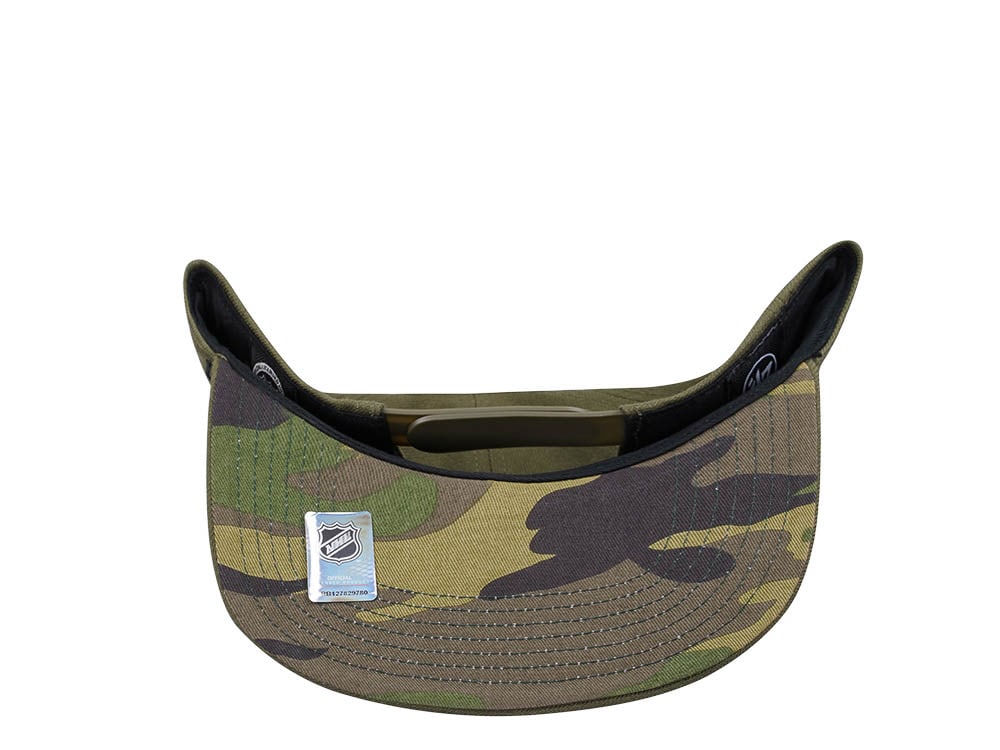 47Brand Pittsburgh Penguins Sandalwood Ballpark Camo Captain MVP Snapback Hat