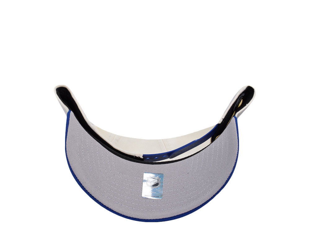 New Era New York Rangers 85th Anniversary Chrome Two Tone Edition 9Forty A Frame Snapback Hat
