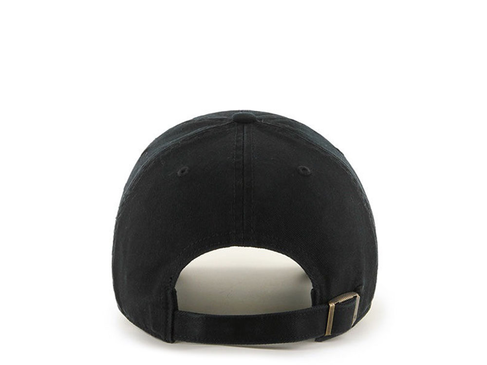 47Brand Chicago White Sox Black on Black Clean up Strapback Hat