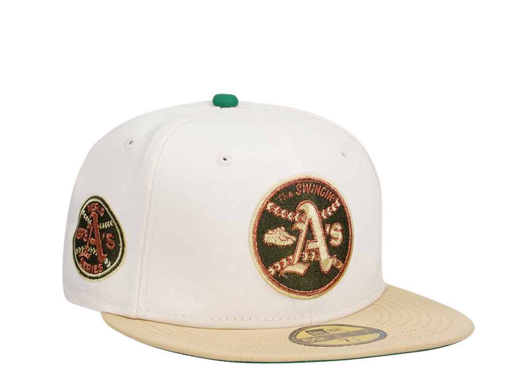 New Era Oakland Athletics World Series 1973 Sneaky Two Tone Throwback Edition 59Fifty Fitted Hat
