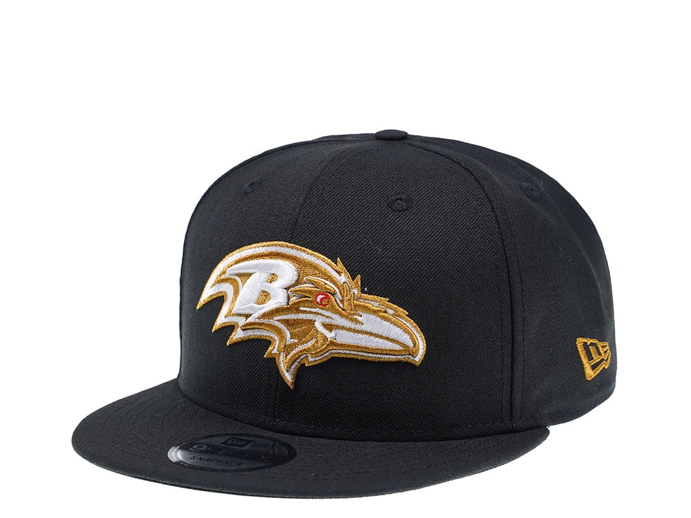 New Era Baltimore Ravens Black and Gold Edition 9Fifty Snapback Hat