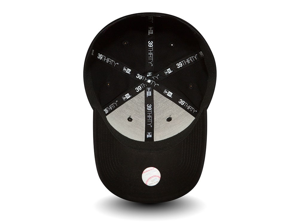 New Era Los Angeles Dodgers League Basic Black on Black Stretch Fit 39Thirty Hat