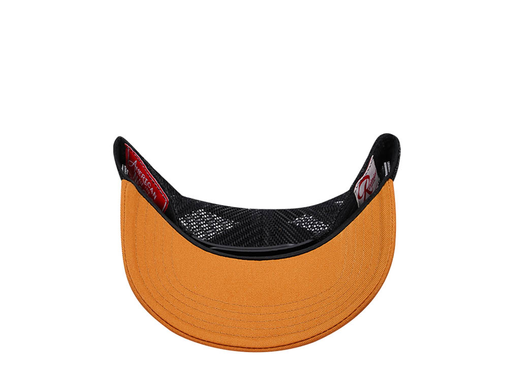 American Needle Rainier Twill Valin Patch Hazel Trucker Snapback Hat