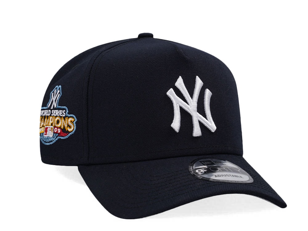 New Era New York Yankees World Series Champions 2009 Navy Edition 9Forty A Frame Snapback Hat