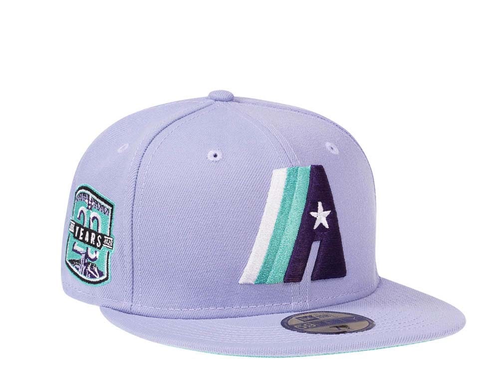 New Era Houston Astros 20th Anniversary Lavender Edition 59Fifty Fitted Hat
