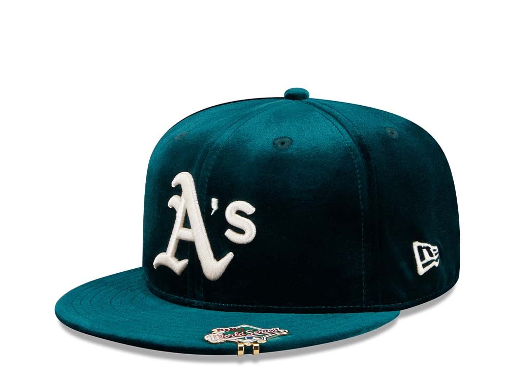 New Era Oakland Athletics 75th World Series Velvet 59Fifty Fitted Hat
