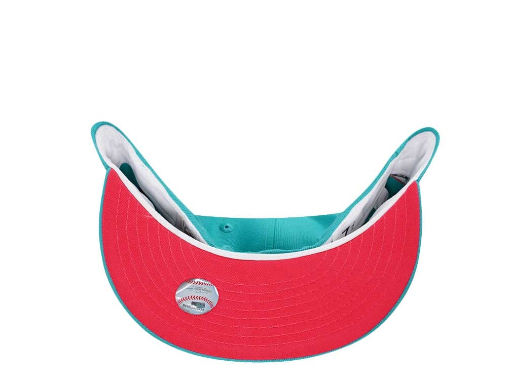 New Era Seattle Mariners All Star Game 2001 Teal Pink Edition 59Fifty Fitted Hat