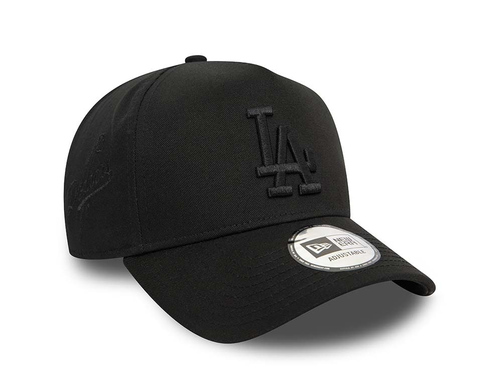 New Era Los Angeles Dodgers Monochrome Black A Frame Snapback Hat