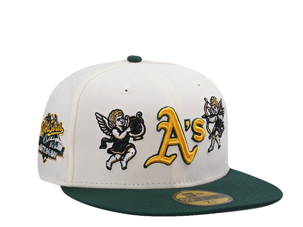 New Era Oakland Athletics World Series 1989 Cupid Chrome Two Tone Edition 59Fifty Fitted Cap