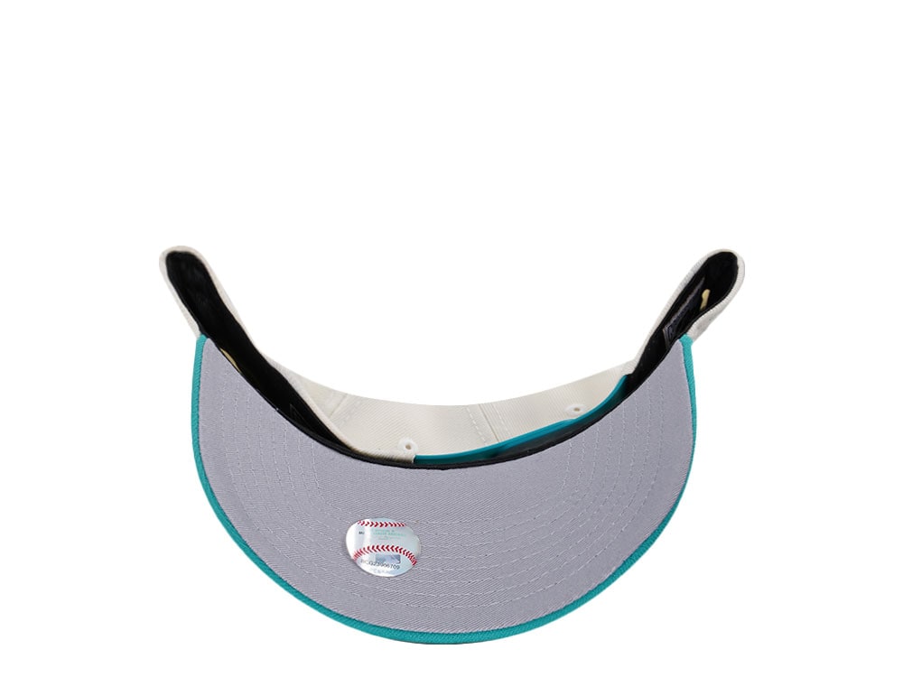 New Era Florida Marlins Inaugural Year 1993 Chrome Two Tone Edition 9Forty A Frame Snapback Hat