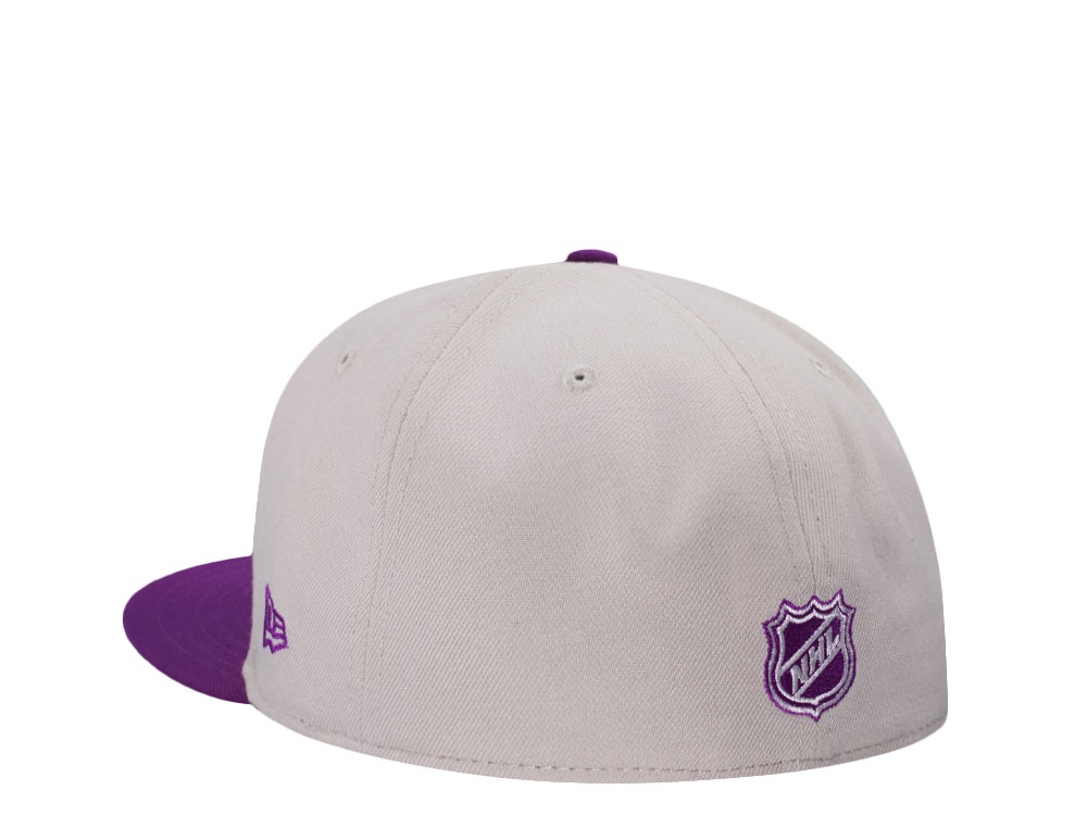 New Era Anaheim Ducks Stadium Series 2014 Stone Grape Two Tone Edition 59Fifty Fitted Hat