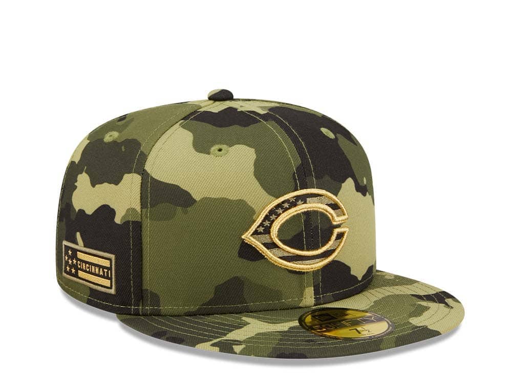 New Era Cincinnati Reds Armed Forces Day 2022 59Fifty Fitted Hat