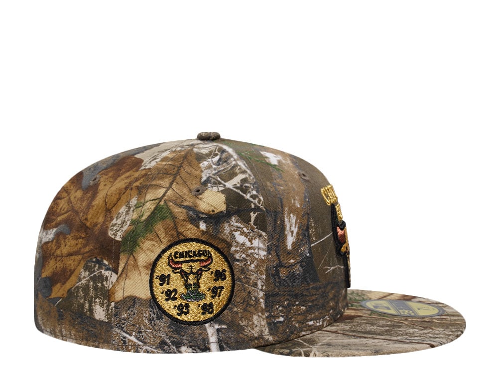 New Era Chicago Bulls 6 x Champions Prime Realtree Edition 59Fifty Fitted Cap
