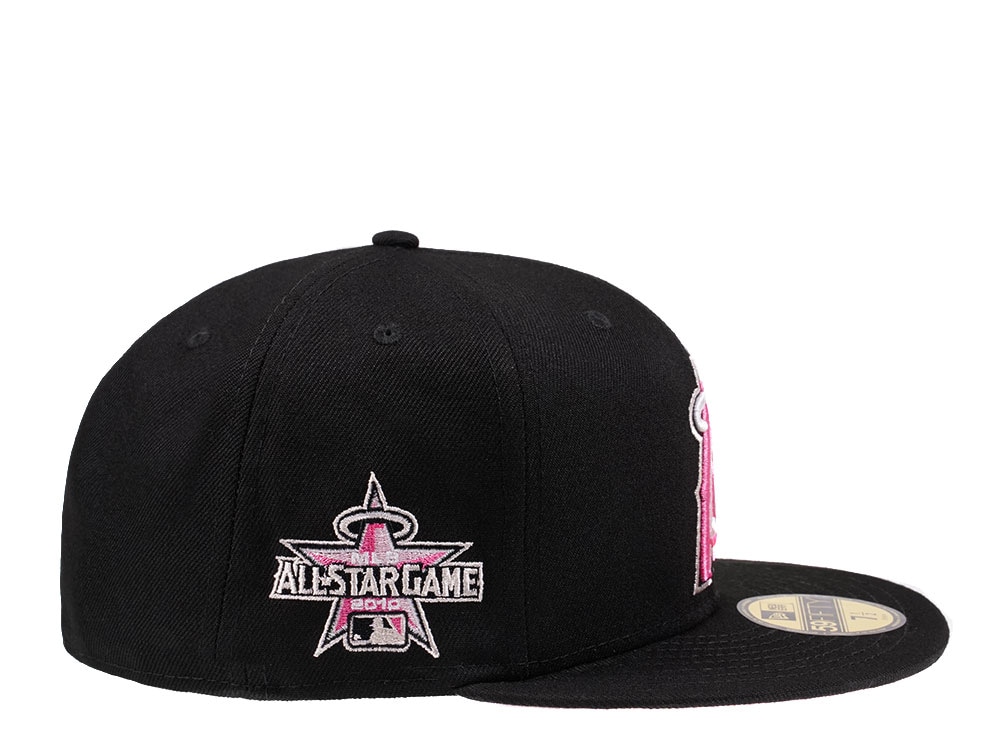 New Era Anaheim Angels All Star Game 2010 Black and Pink Edition 59Fifty Fitted Hat