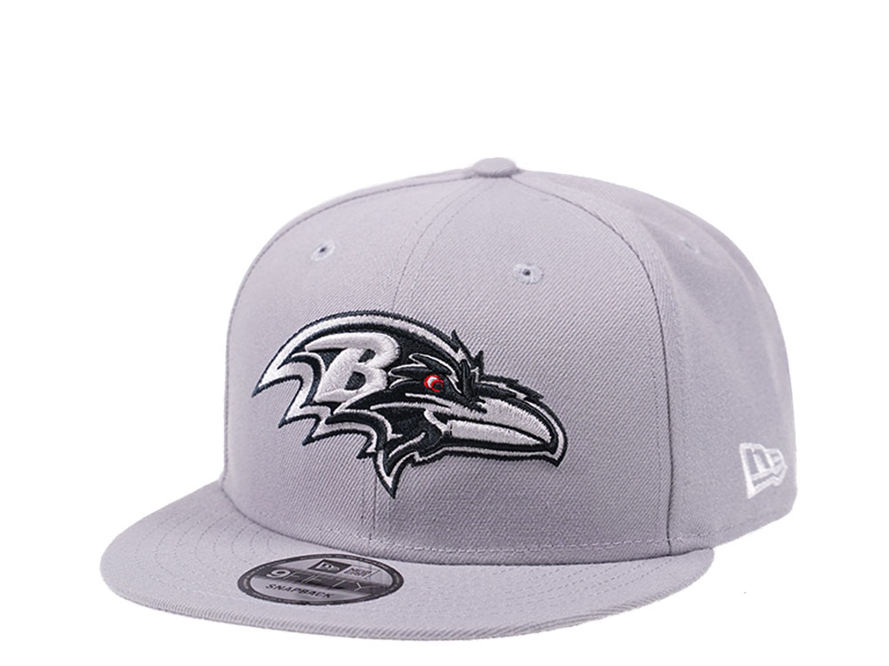 New Era Baltimore Ravens All about Gray Edition 9Fifty Snapback Hat