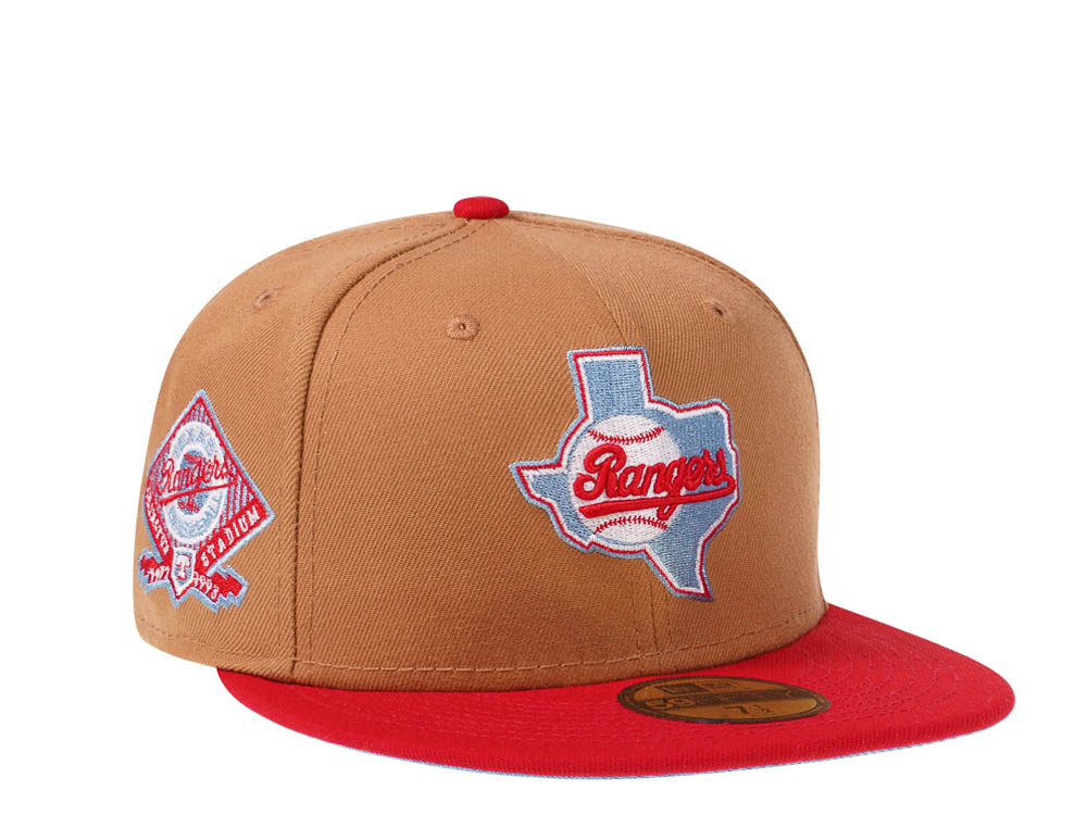 New Era Texas Rangers Arlington Stadium Prime Two Tone Edition 59Fifty Fitted Hat