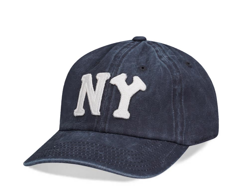 American Needle New York Black Yankees Navy Archive NL Dadhat Strapback Hat