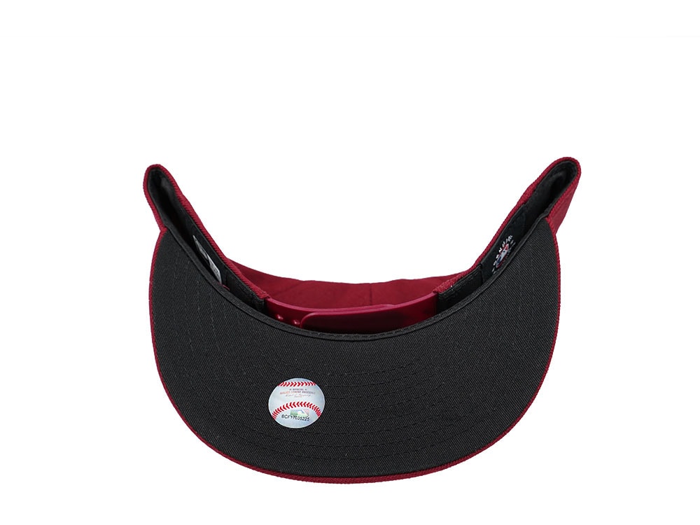 New Era Los Angeles Dodgers Skull Edition Red 9Fifty Snapback Hat