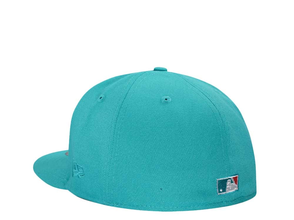 New Era Seattle Mariners All Star Game 2001 Teal Pink Edition 59Fifty Fitted Hat