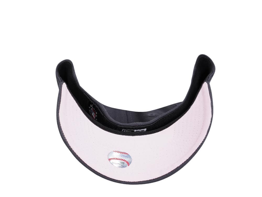 New Era Washington Nationals Gray and Pink Bloom Edition 39Thirty Stretch Hat