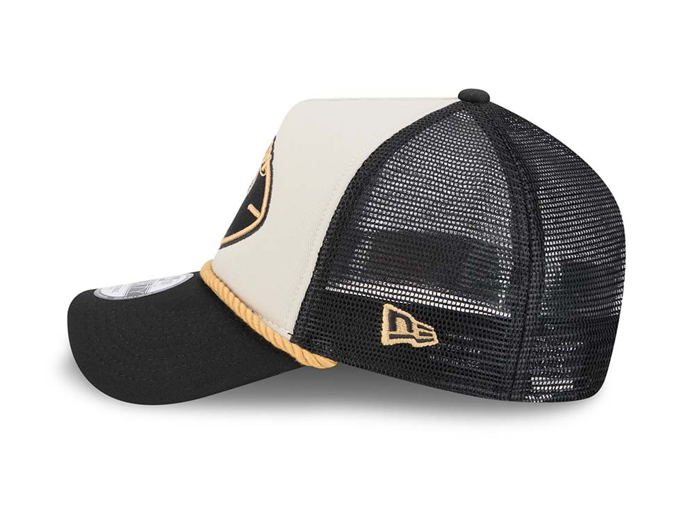 New Era New Orleans Saints Sideline 2024 9Forty A Frame Trucker Snapback Hat