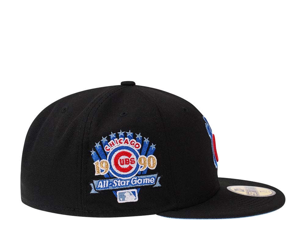 New Era Chicago Cubs All Star Game 1990 Glacier Blue Prime Edition 59Fifty Fitted Hat